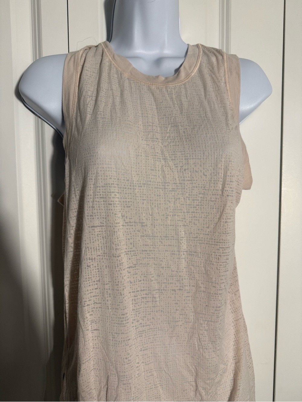 lululemon athletica Sleeveless Crewneck Tank in Light Beige - Picture 4 of 7